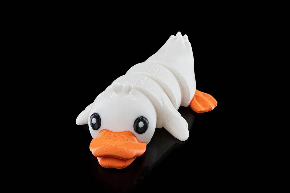 3D Print Cute Flexi Duck STL for Download