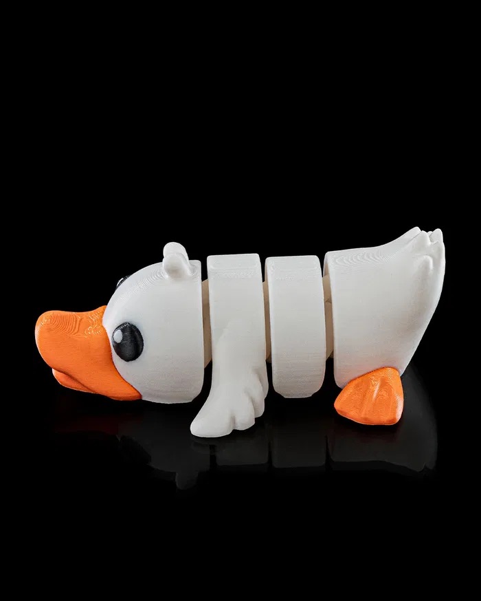 3D Print Cute Flexi Duck STL for Download