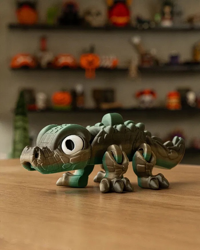 3D Print Chomper Crocodile STL for download