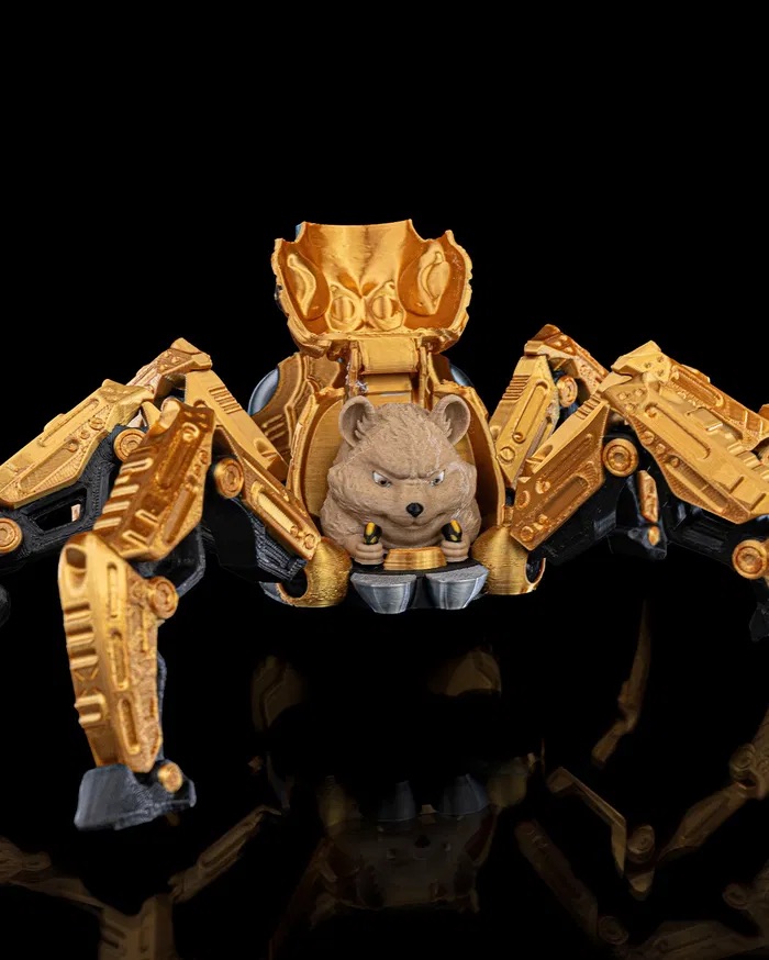 3D Print Spiderbot - Spider Robot STL for download