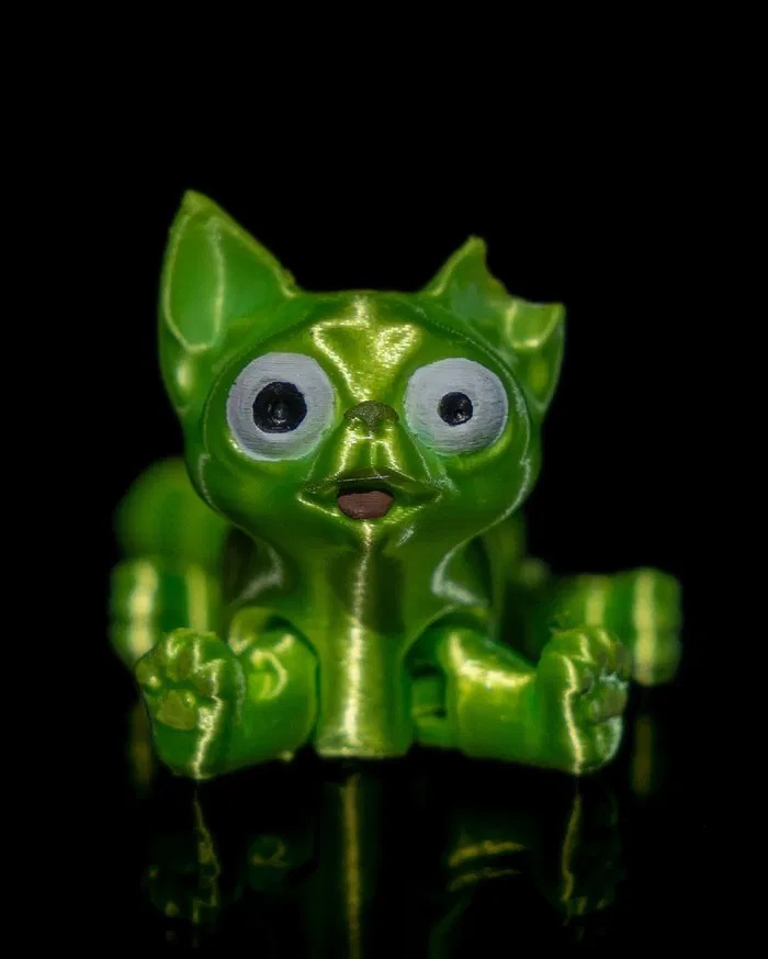 3D Printed Zombie Kitty STL for download