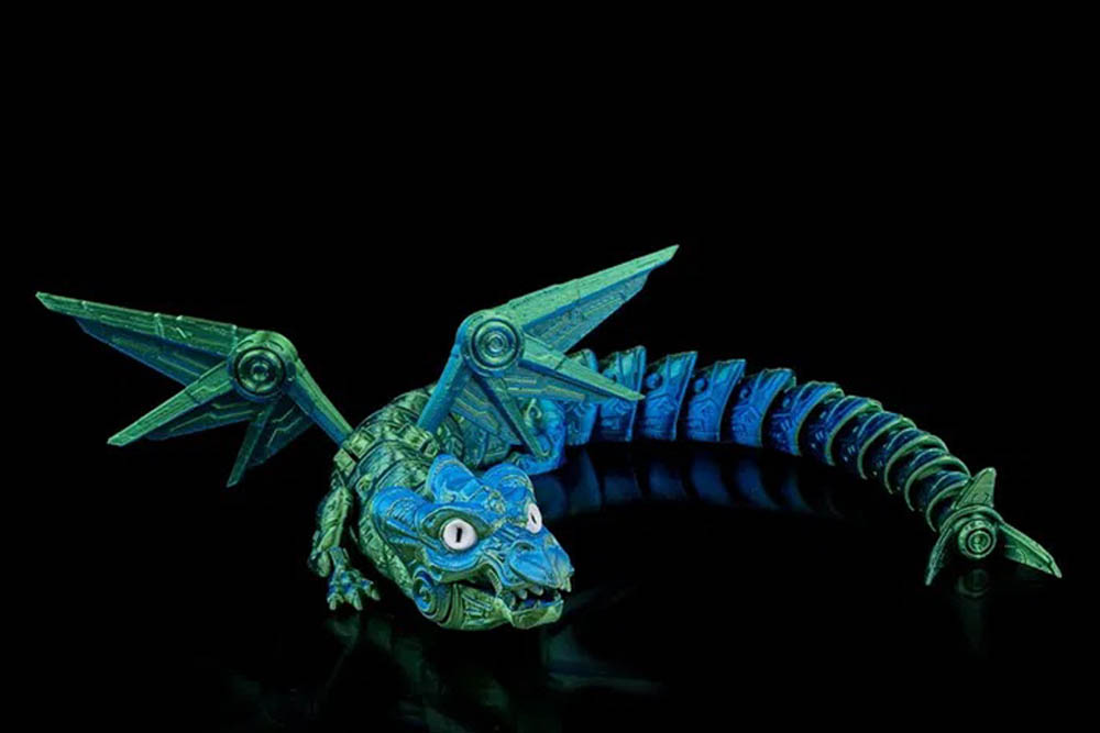 3D Printed Iron Sentinel Dragon with Wings STL for Download