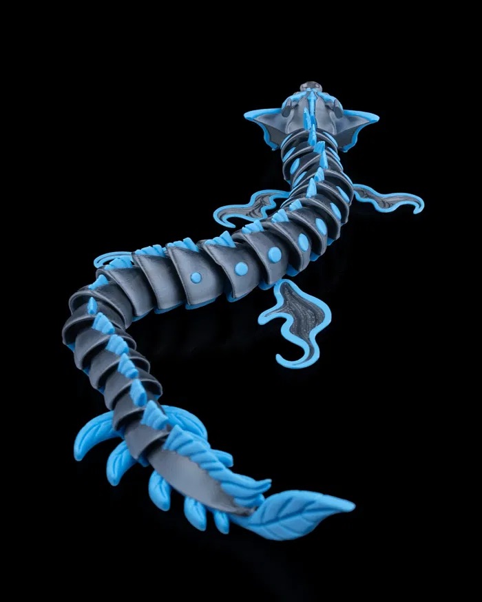 3D Printed Abyssal Tide Dragon STL for Download