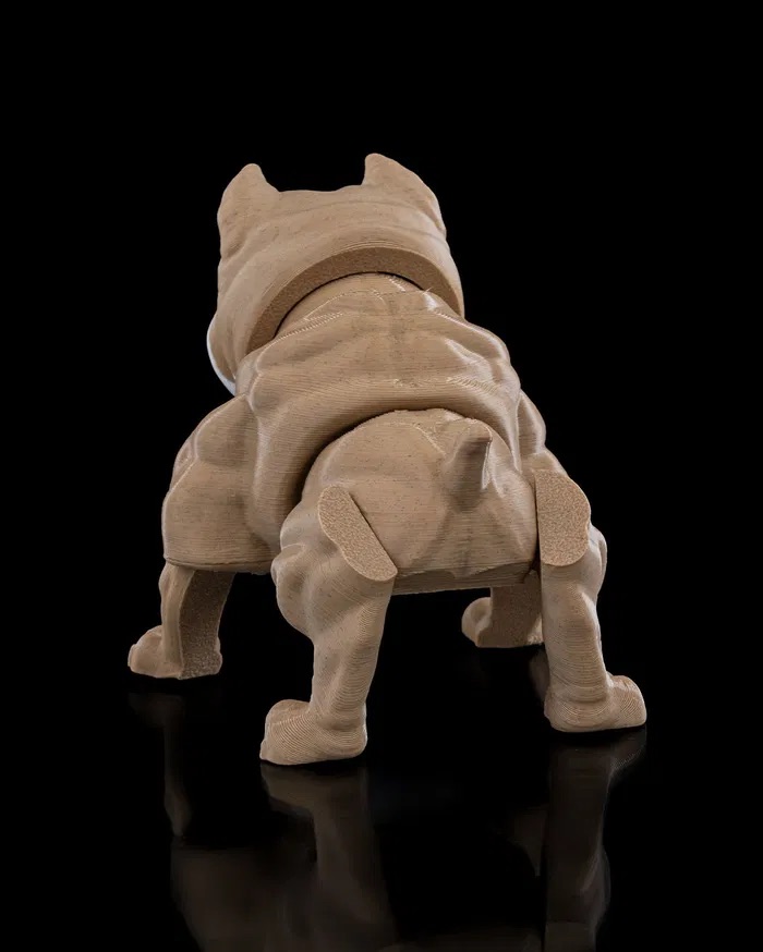 3D Printed American Bulldog