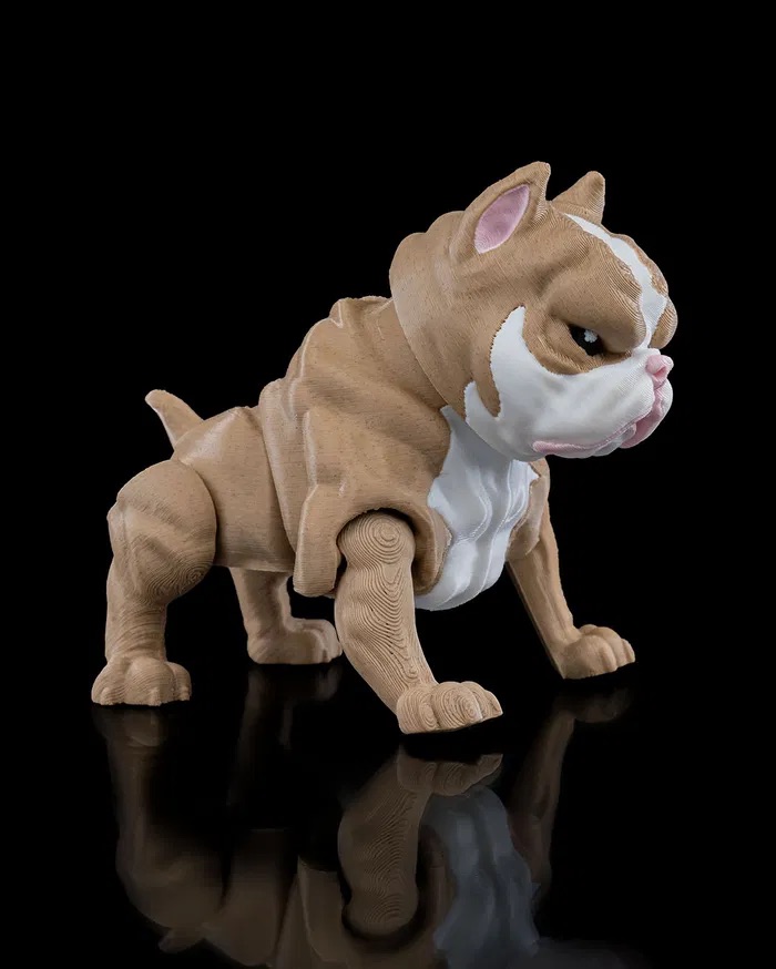 3D Printed American Bulldog STL for Download