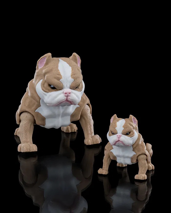 3D Print American Bulldog STL for Download