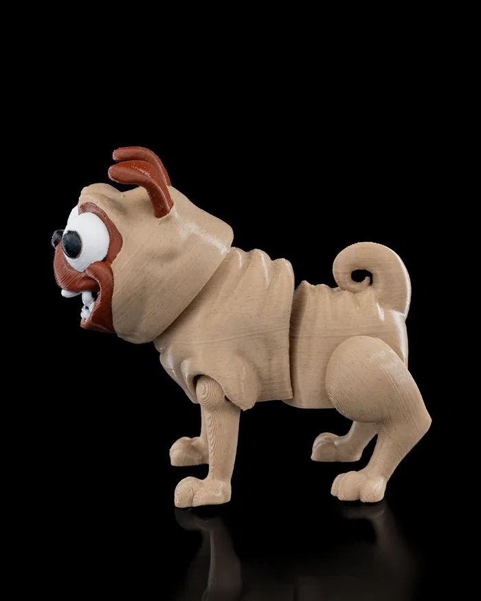 3D Printed Pug Dog STL for Download