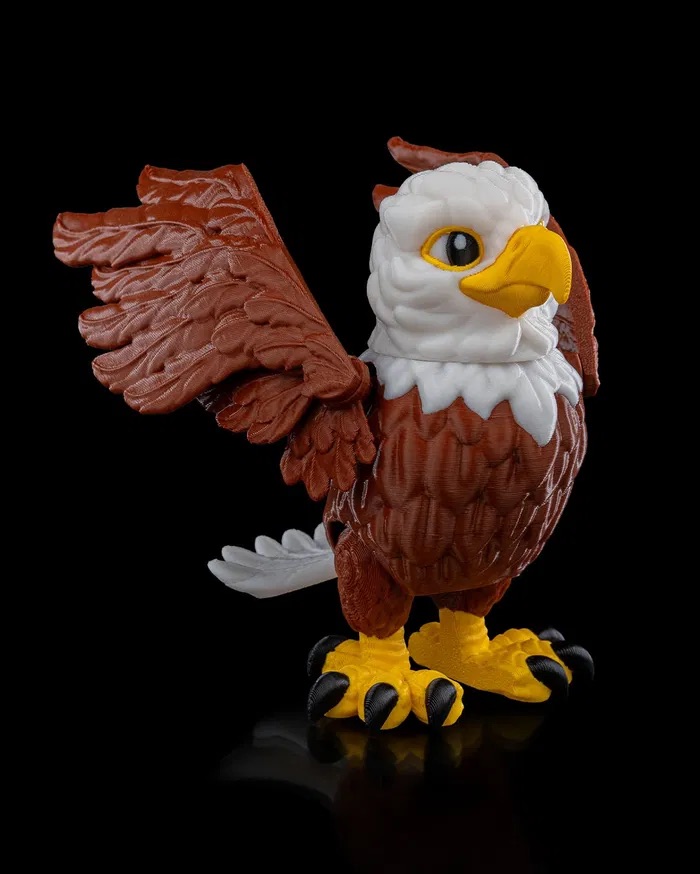 3D Print Bald Eagle STL for Download