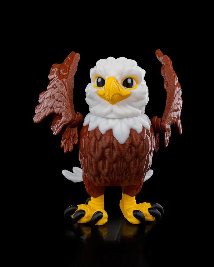 3D Print Bald Eagle STL for Download