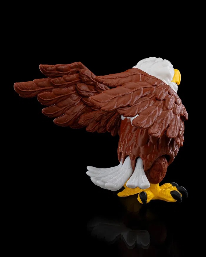 3D Printed Bald Eagle STL for Download