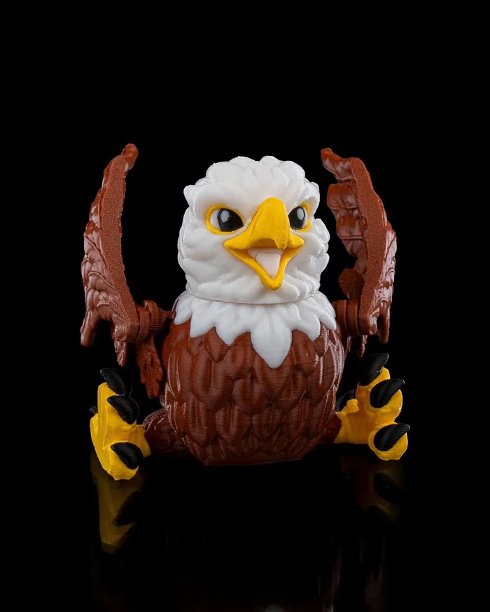 3D Printed Bald Eagle STL for Download