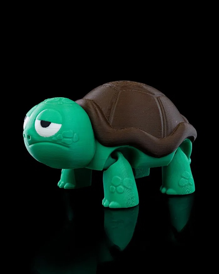 3D Printed Surprised Turtle STL for download