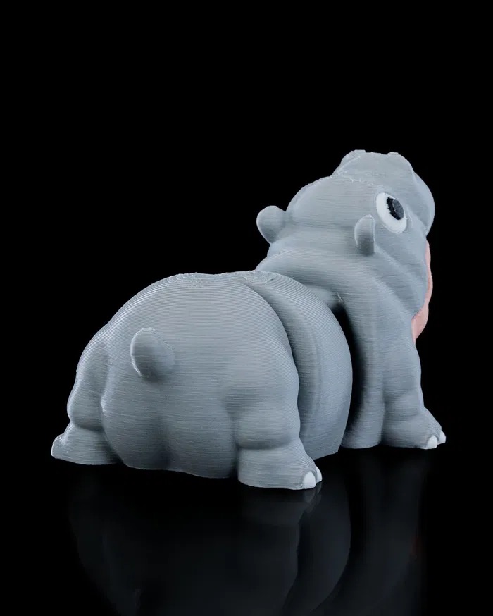 3D Printed Baby Hippo STL for Download