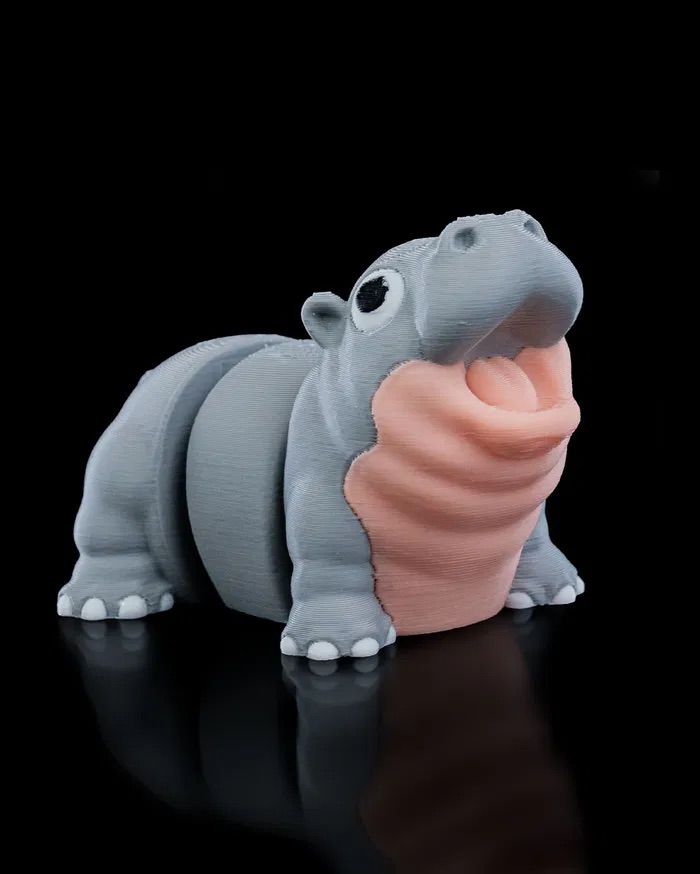 3D Print Baby Hippo STL for download