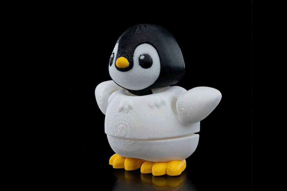 3D Print Dancing Penguin STL for download