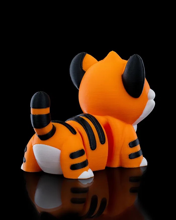 3D Print Playful Tiger STL for download