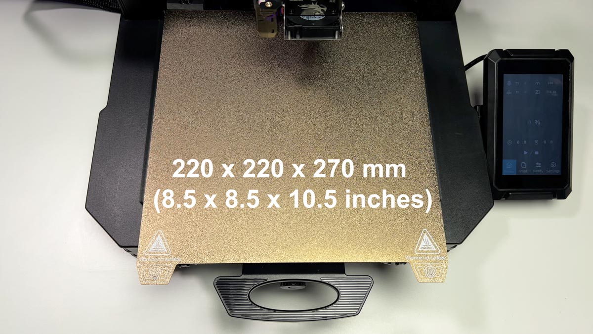 Print VOlume Creality Ender 3 S1 Pro