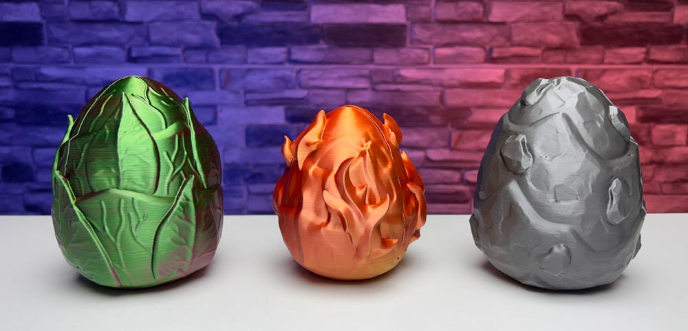 3D Printed Dragon Egg