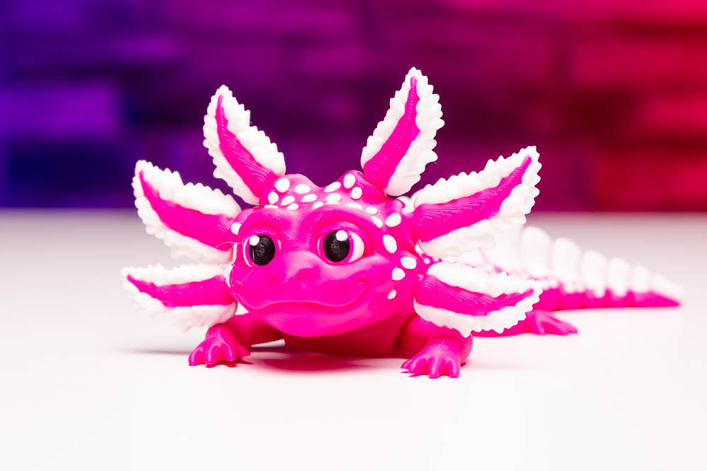 3D Printed Axolotl